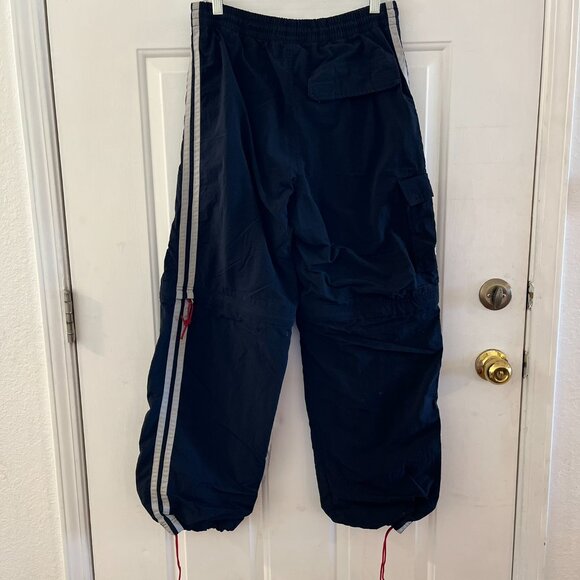 Vintage Abercrombie & Fitch Men's Black Nylon Paratrooper Utility Pants Sz sm - Picture 6 of 11